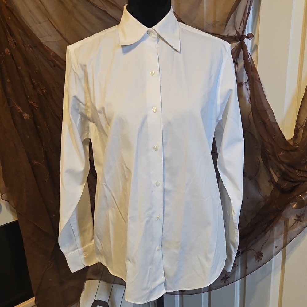 Brooks Brothers White Dress Shirt Classic Formal Wear